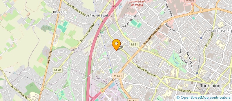localisation de l'entreprise MONSIEUR AHMED SHKIRI  TOURCOING