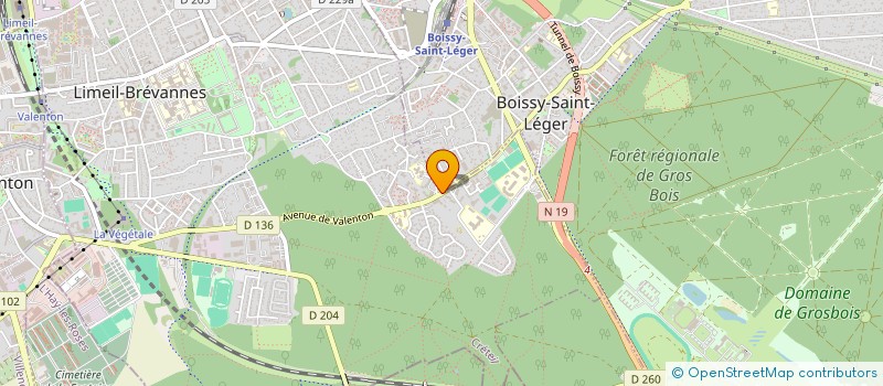 localisation de l'entreprise MONSIEUR AHMED SI HADDI  LIMEIL-BREVANNES