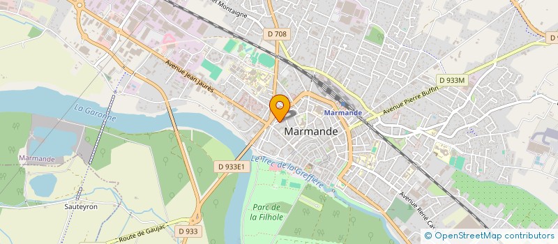 localisation de l'entreprise MONSIEUR AHMED SI MOUSSI  MARMANDE