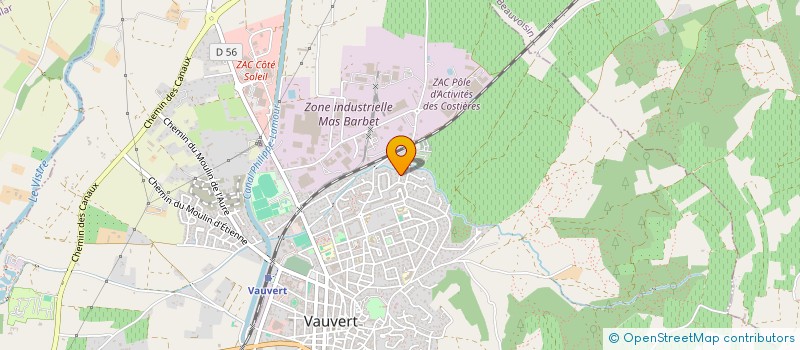 localisation de l'entreprise MONSIEUR AHMED SIAB  VAUVERT