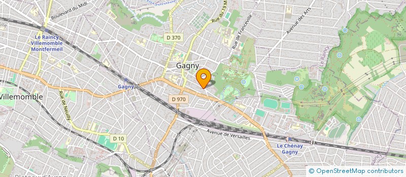 localisation de l'entreprise MONSIEUR AHMED SKENDRAOUI à GAGNY
