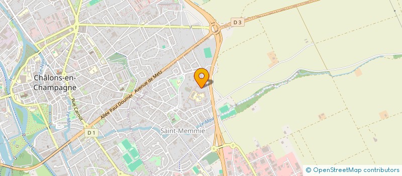 localisation de l'entreprise MONSIEUR AHMED SLAH  SAINT-MEMMIE