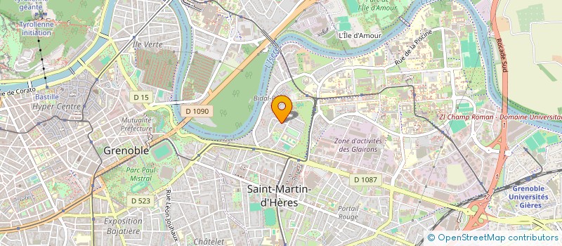 localisation de l'entreprise MONSIEUR AHMED SMAILI à SAINT-MARTIN-D'HERES