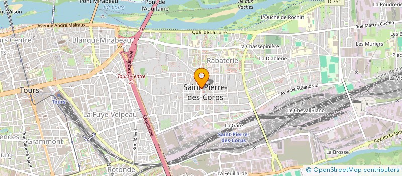 localisation de l'entreprise MONSIEUR AHMED SOUEI  SAINT-PIERRE-DES-CORPS