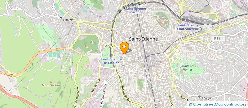 localisation de l'entreprise MONSIEUR AHMED SOUIKI  SAINT-ETIENNE