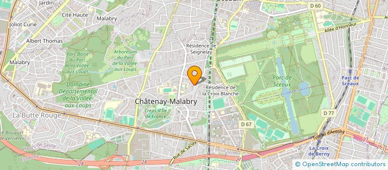 localisation de l'entreprise MONSIEUR AHMED SOUISSI à CHATENAY-MALABRY