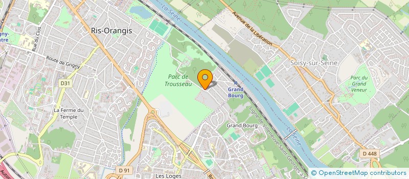 localisation de l'entreprise MONSIEUR AHMED SOUNA  RIS-ORANGIS