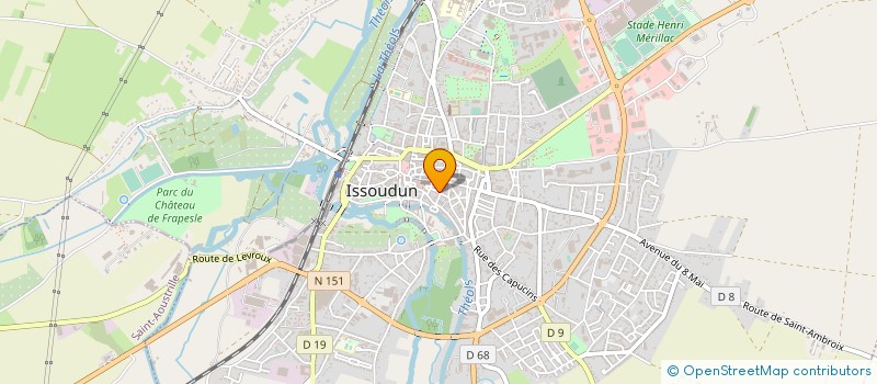 localisation de l'entreprise MONSIEUR AHMED SOUNNI à ISSOUDUN