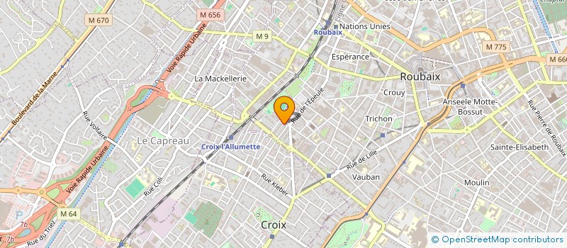 localisation de l'entreprise MONSIEUR AHMED SOUSSI  ROUBAIX