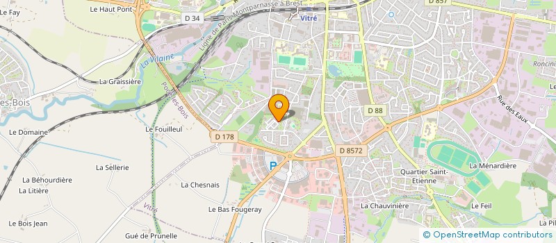 localisation de l'entreprise MONSIEUR AHMED SUHEL  VITRE