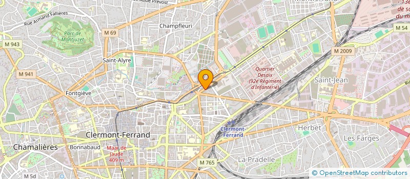 localisation de l'entreprise MONSIEUR AHMED SULIMAN IBRAHIM  CLERMONT-FERRAND