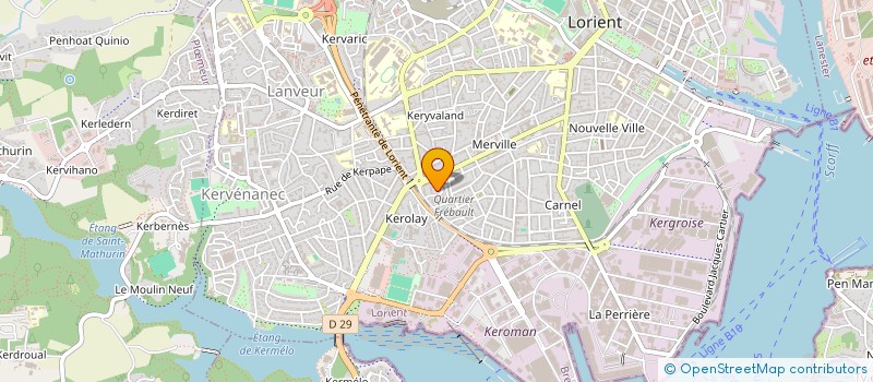 localisation de l'entreprise MONSIEUR AHMED SULTAN USEN  LORIENT