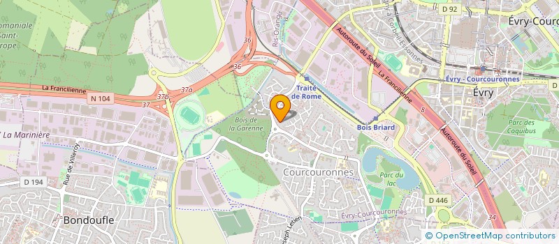 localisation de l'entreprise MONSIEUR AHMED TABKA  EVRY-COURCOURONNES