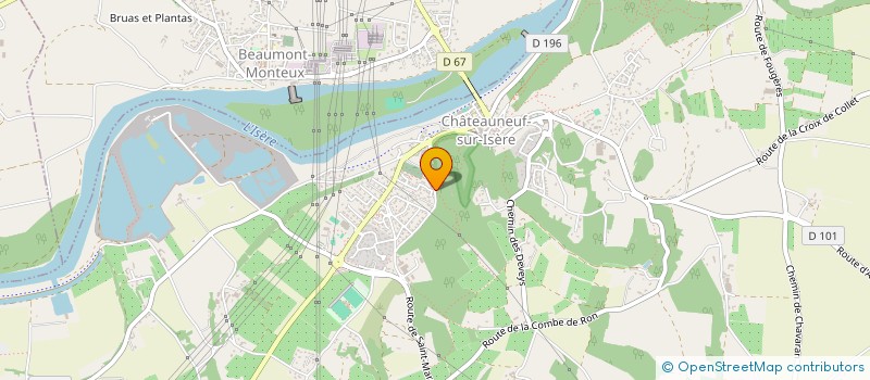 localisation de l'entreprise MONSIEUR AHMED TABOUZI  CHATEAUNEUF-SUR-ISERE