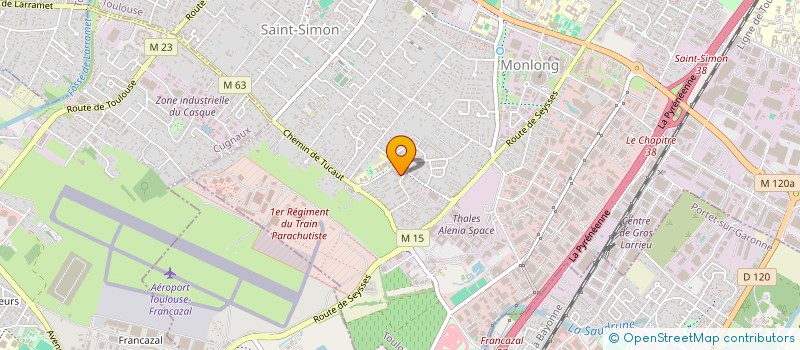 localisation de l'entreprise MONSIEUR AHMED TADJINE à TOULOUSE