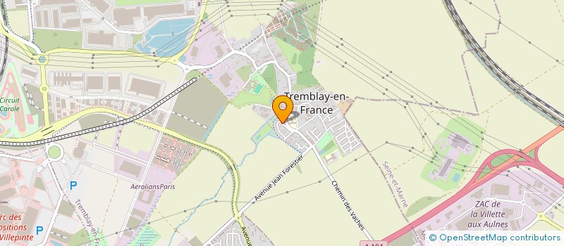 localisation de l'entreprise MONSIEUR AHMED TAGHBALOUT à TREMBLAY-EN-FRANCE