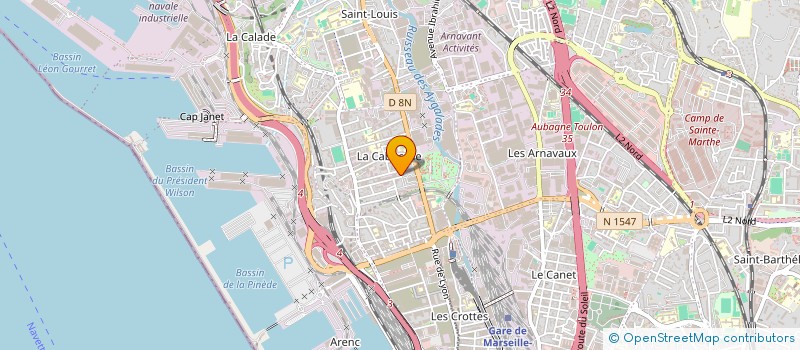 localisation de l'entreprise MONSIEUR AHMED TAILEB à MARSEILLE