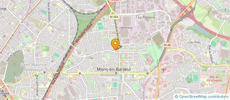 localisation de l'entreprise MONSIEUR AHMED TALEB  MONS-EN-BARUL