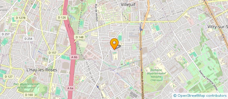 localisation de l'entreprise MONSIEUR AHMED TALEB à VILLEJUIF