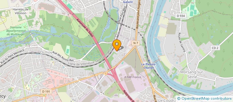 localisation de l'entreprise MONSIEUR AHMED TAMAHDJOUBT  ORMOY