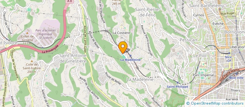 localisation de l'entreprise MONSIEUR AHMED TARCHI  NICE