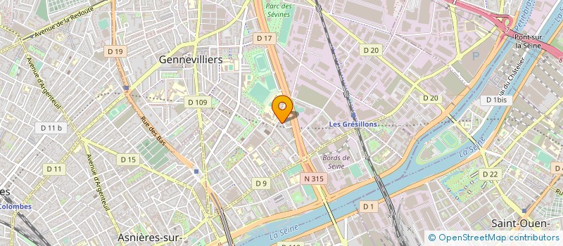 localisation de l'entreprise MONSIEUR AHMED TASLIMANT  GENNEVILLIERS