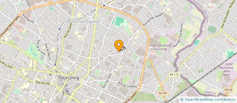 localisation de l'entreprise MONSIEUR AHMED TERBAH  TOURCOING