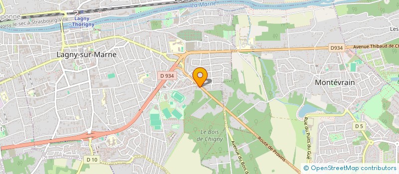 localisation de l'entreprise MONSIEUR AHMED TIDIANE DIOUF  LAGNY-SUR-MARNE