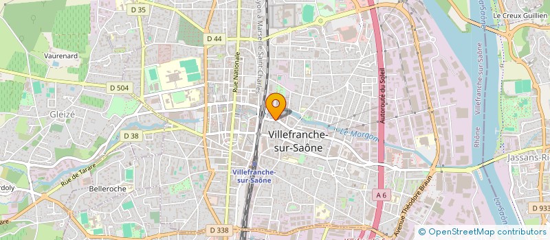 localisation de l'entreprise MONSIEUR AHMED TIDJANI TIFFOUR à VILLEFRANCHE-SUR-SAONE