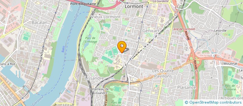 localisation de l'entreprise MONSIEUR AHMED TIMZGHIDA  LORMONT