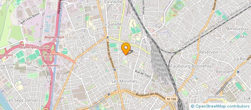 localisation de l'entreprise MONSIEUR AHMED TOUHAMI à TOULOUSE