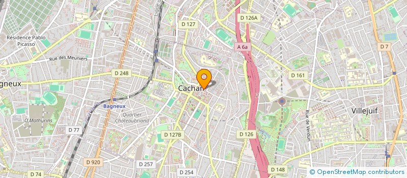 localisation de l'entreprise MONSIEUR AHMED TOUNSI  CACHAN