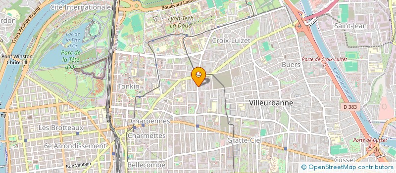 localisation de l'entreprise MONSIEUR AHMED TRAICHE  VILLEURBANNE