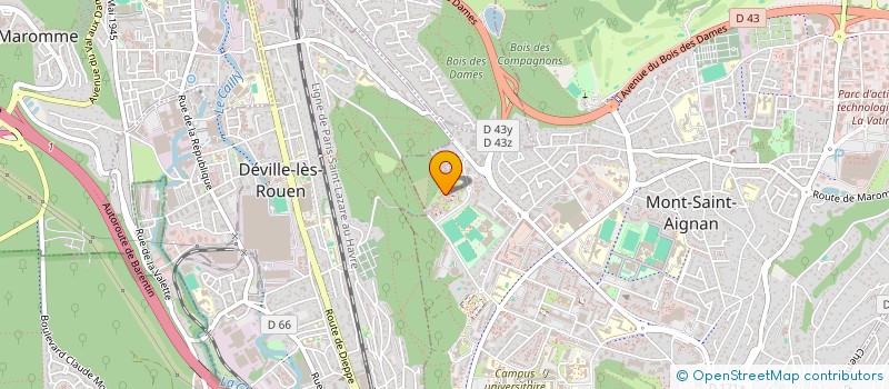 localisation de l'entreprise MONSIEUR AHMED TRIDI  CANTELEU