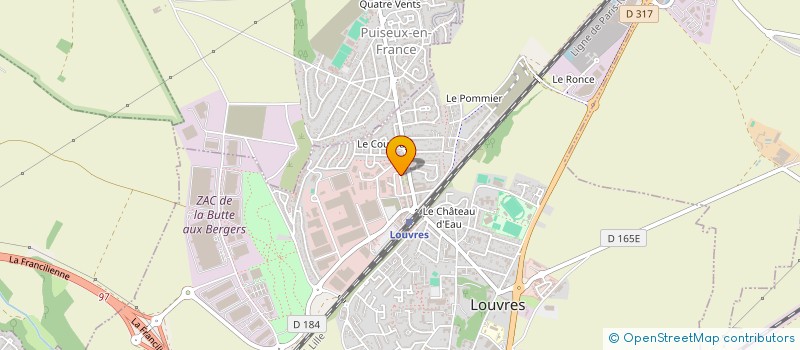 localisation de l'entreprise MONSIEUR AHMED TURAY  LOUVRES