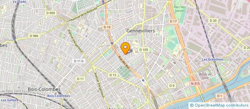 localisation de l'entreprise MONSIEUR AHMED WAALI  GENNEVILLIERS