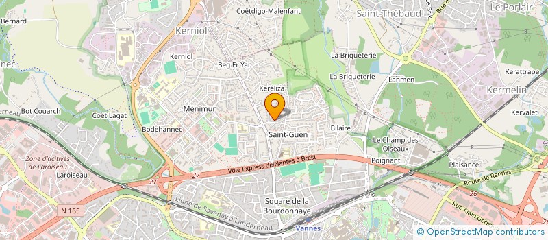 localisation de l'entreprise MONSIEUR AHMED WALI à VANNES