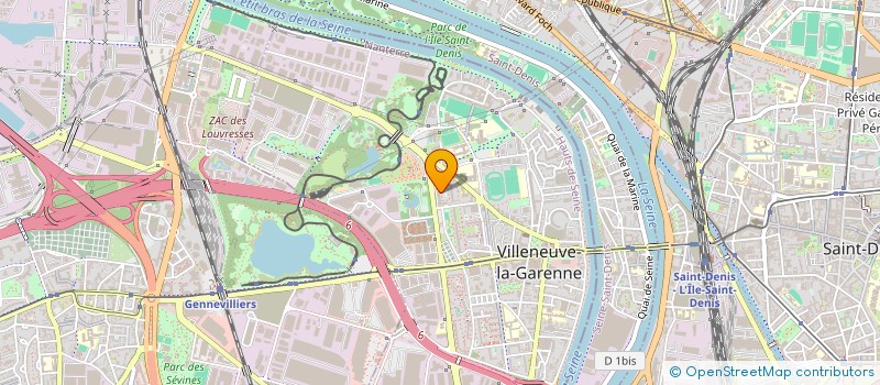 localisation de l'entreprise MONSIEUR AHMED-WASSIM BOUADEL  VILLENEUVE-LA-GARENNE