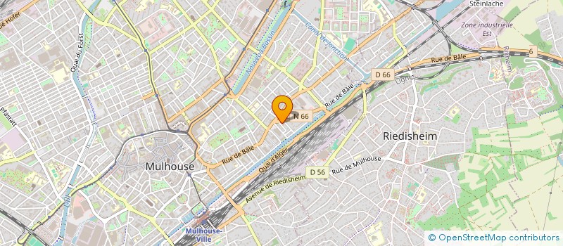 localisation de l'entreprise MONSIEUR AHMED WERFALI  MULHOUSE