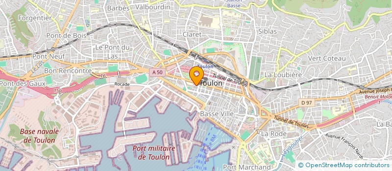 localisation de l'entreprise MONSIEUR AHMED YAHIA  TOULON