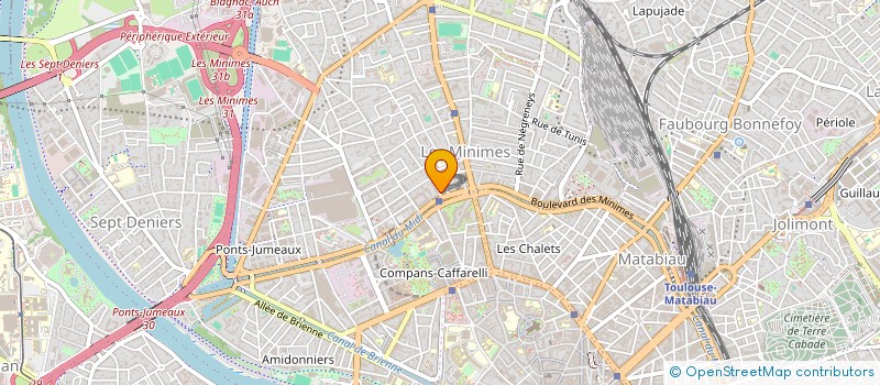 localisation de l'entreprise MONSIEUR AHMED YAHYAOUI à TOULOUSE