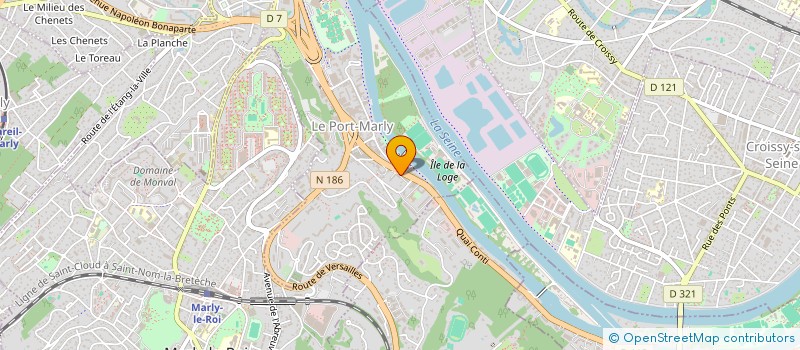 localisation de l'entreprise MONSIEUR AHMED-YASSINE CHIHI  LE PORT-MARLY