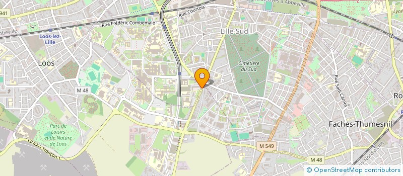 localisation de l'entreprise MONSIEUR AHMED YOUNES BOUACIDA à LILLE