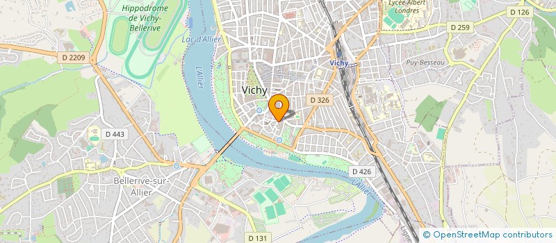 localisation de l'entreprise MONSIEUR AHMED ZAIRI à VICHY