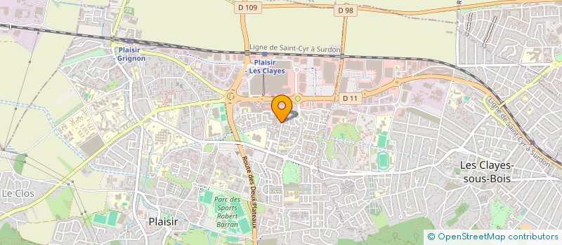 localisation de l'entreprise MONSIEUR AHMED-ZAKARIA GHARBI  PLAISIR