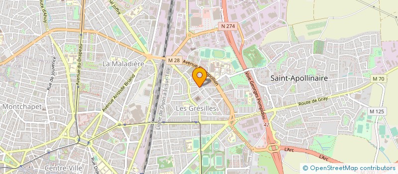 localisation de l'entreprise MONSIEUR AHMED ZAMOURI à DIJON