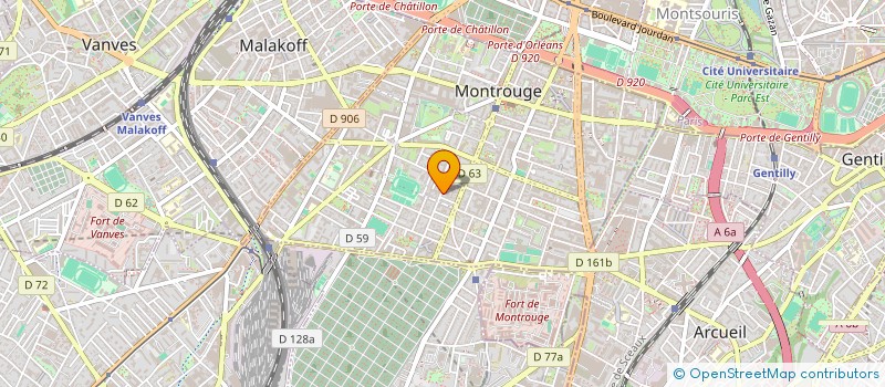 localisation de l'entreprise MONSIEUR AHMED ZATOUT  MONTROUGE