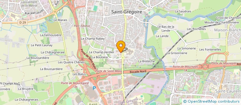 localisation de l'entreprise MONSIEUR AHMED ZEMIRLINE à SAINT-GREGOIRE
