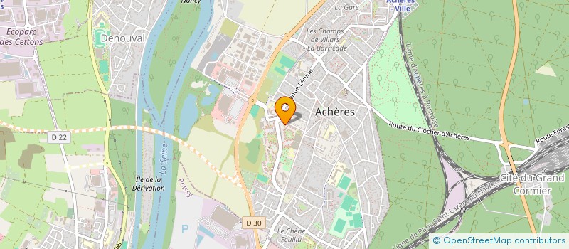 localisation de l'entreprise MONSIEUR AHMED ZEMRI à ACHERES