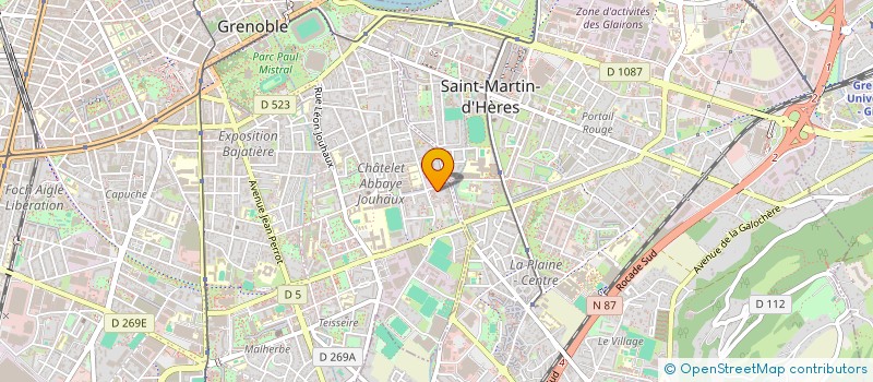 localisation de l'entreprise MONSIEUR AHMED ZENNATI  GRENOBLE